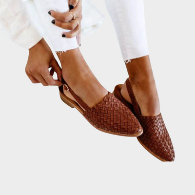 NATALIE | STYLISH WOVEN STLE SANDALS