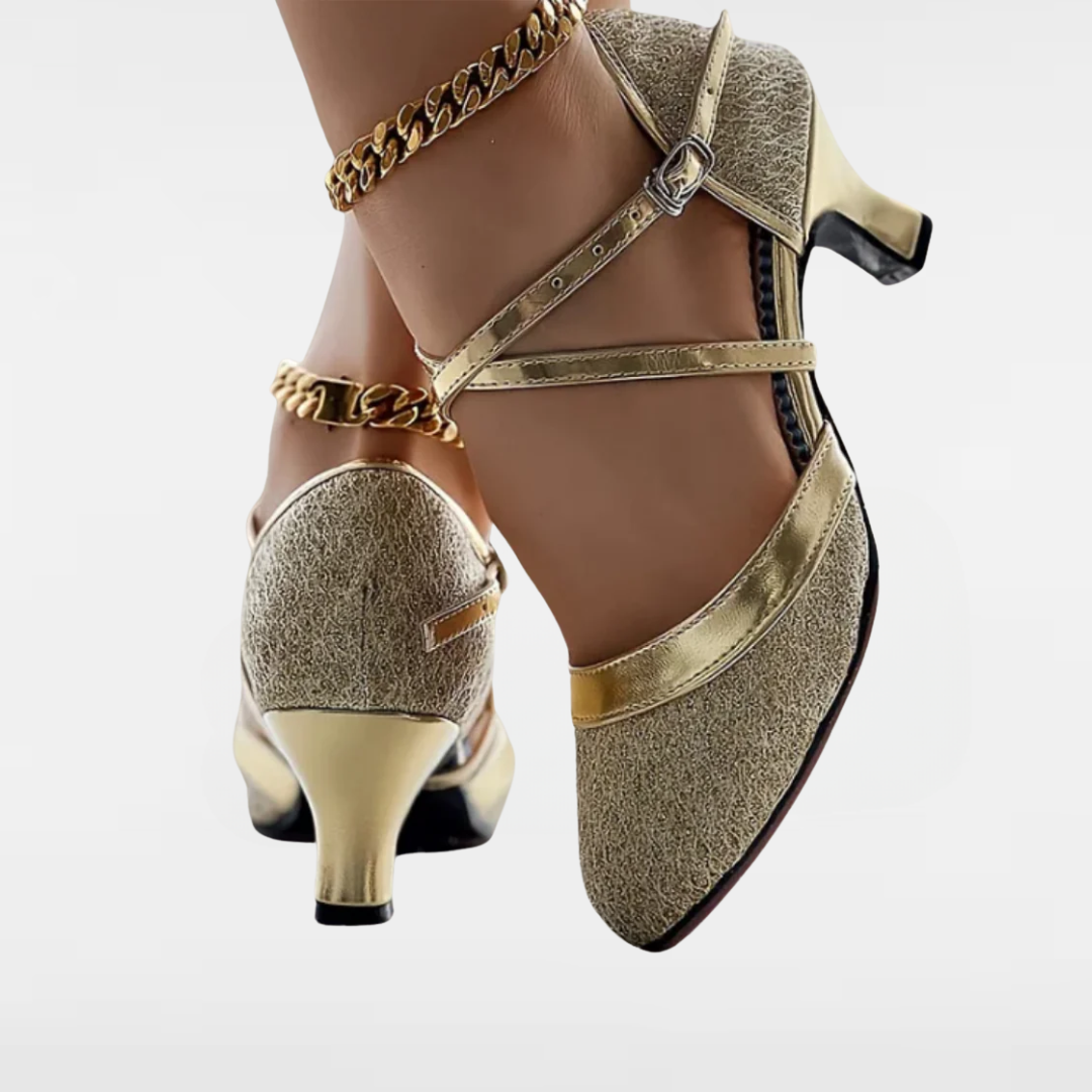 Seraphyne | Elegant Heeled Shoes with Double Straps