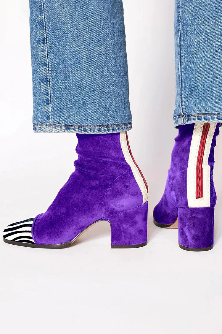 Aurora™ | Bold Printed Ankle Boots