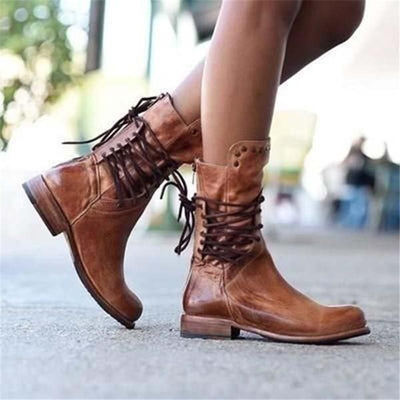 Jasmine | Orthopedic Lace-Up Boots