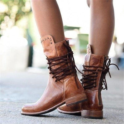 Jasmine | Orthopedic Lace-Up Boots