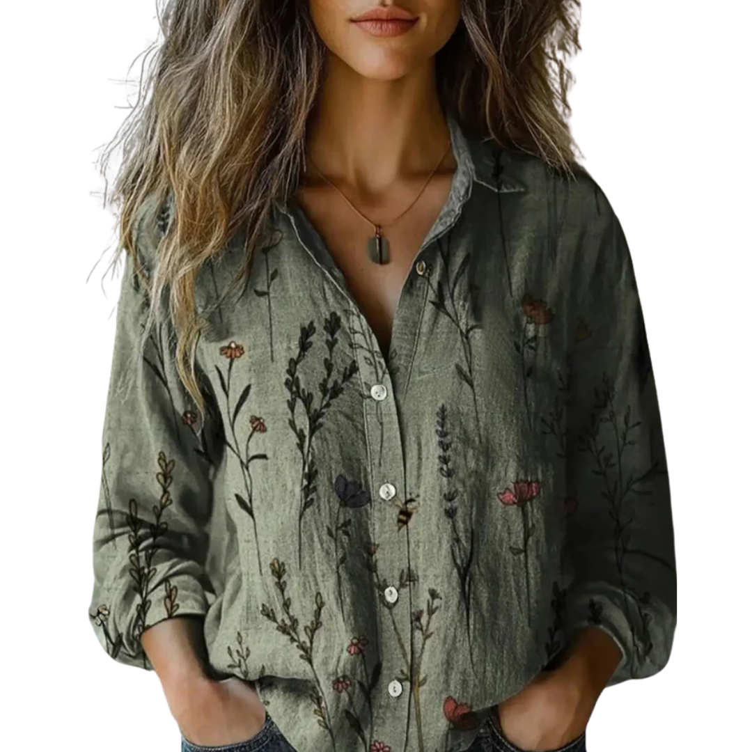 Olivia&Grace™ | Delphine - Vintage Blouse