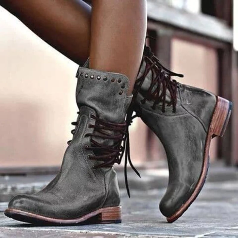 Jasmine | Orthopedic Lace-Up Boots