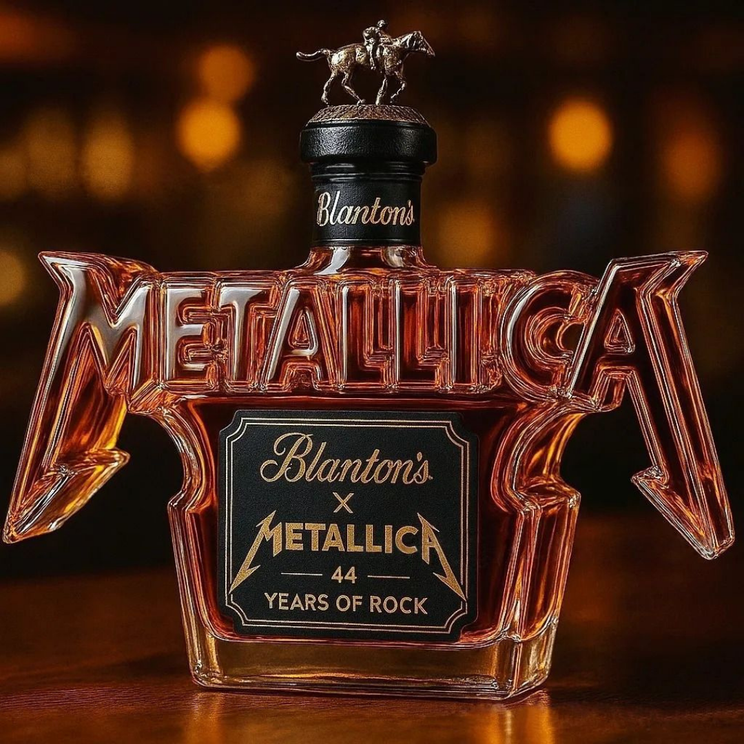 Metallica 44 Years of Rock Whiskey Bottle