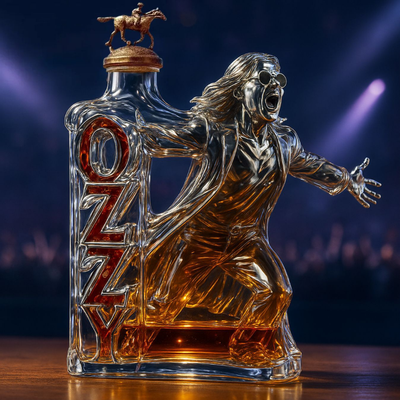 Ozzy Osbourne Limited Edition Whiskey Bottle