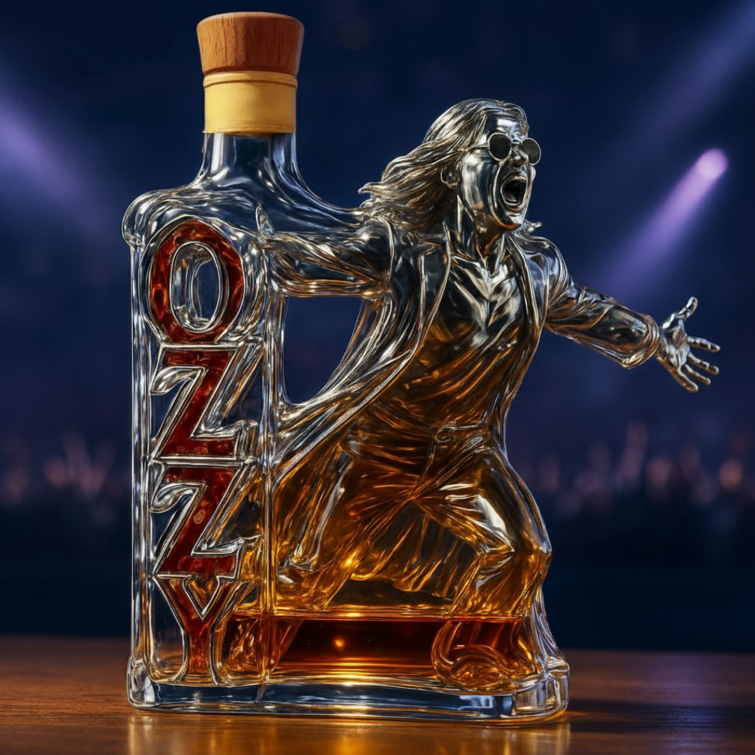 Ozzy Osbourne Limited Edition Whiskey Bottle