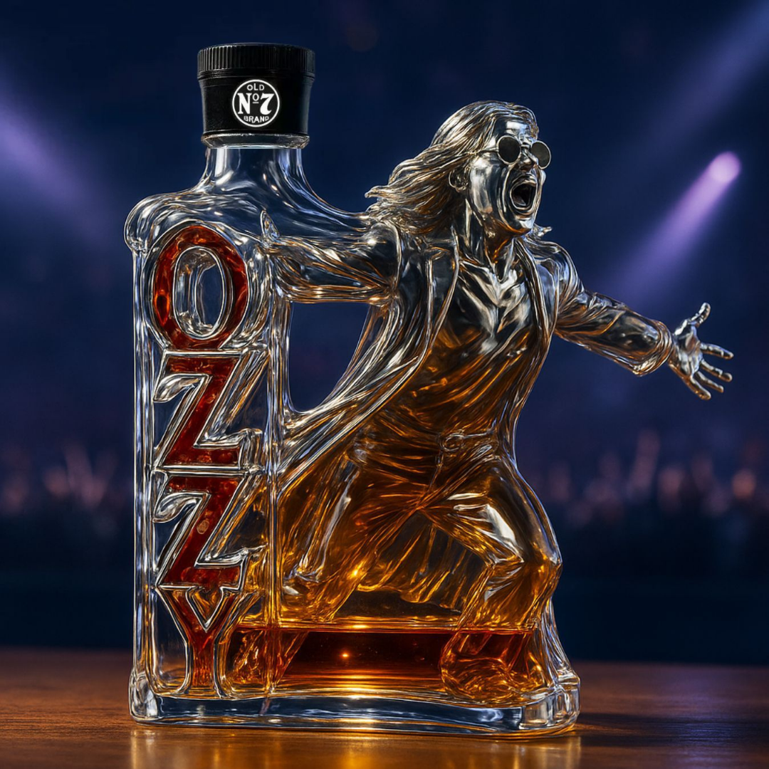 Ozzy Osbourne Limited Edition Whiskey Bottle
