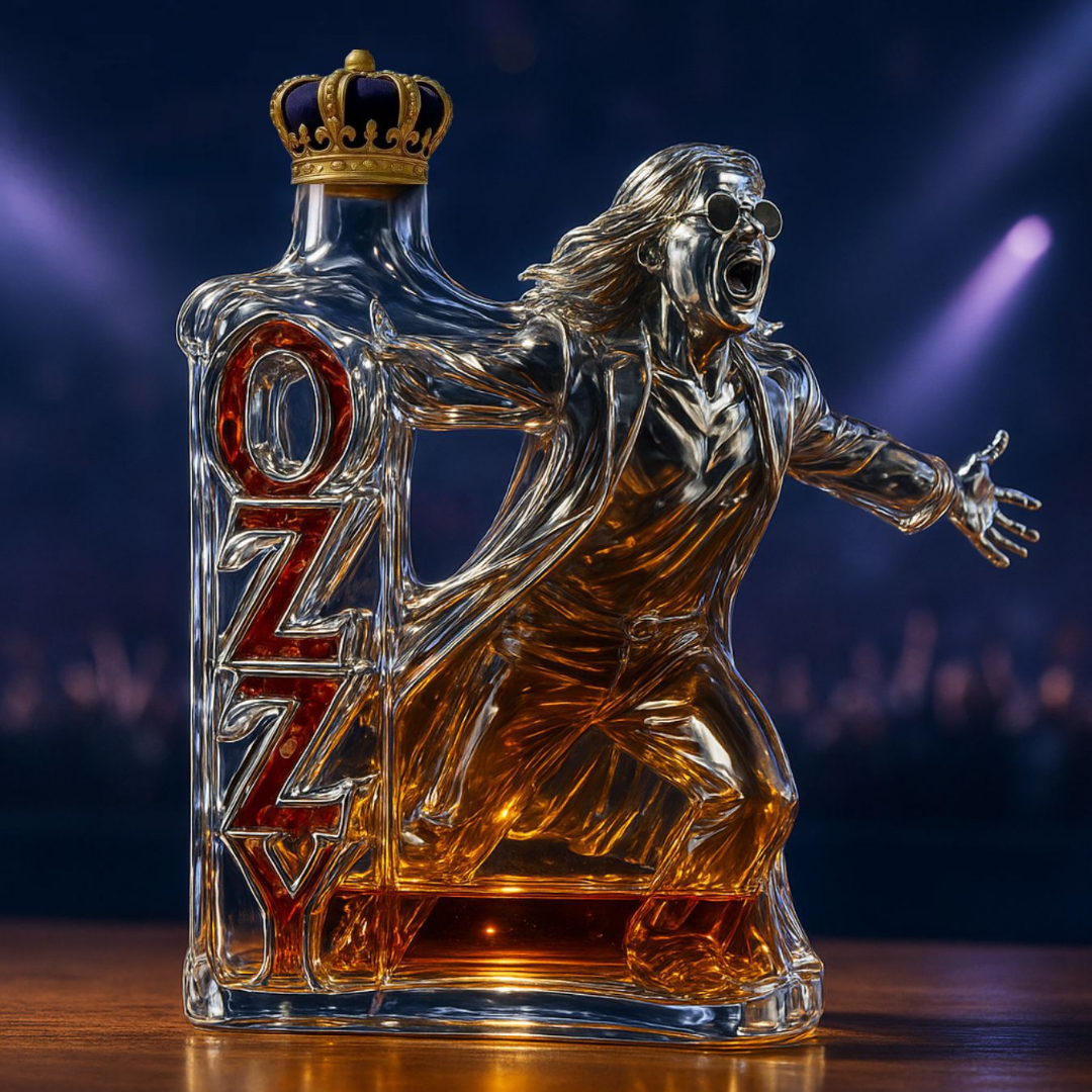 Ozzy Osbourne Limited Edition Whiskey Bottle