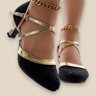 Seraphyne | Elegant Heeled Shoes with Double Straps