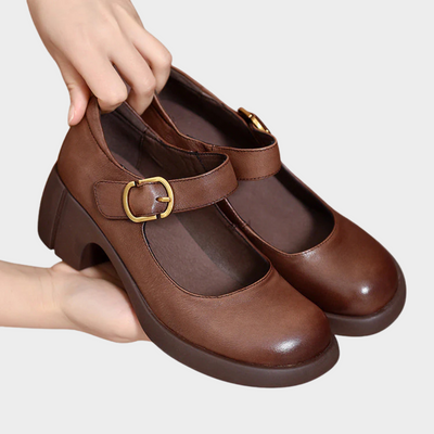 Ruby | Leather Mary Jane Shoes