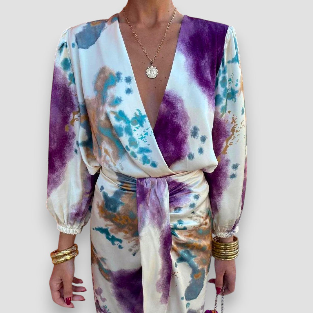 Amara | Elegant V-Neck Dress