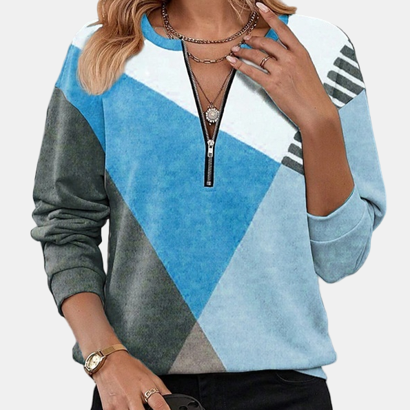 Lurelia | Soft Geometric Sweatshirt