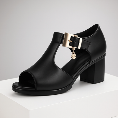 Madison | Elegant Open-Toe Heels