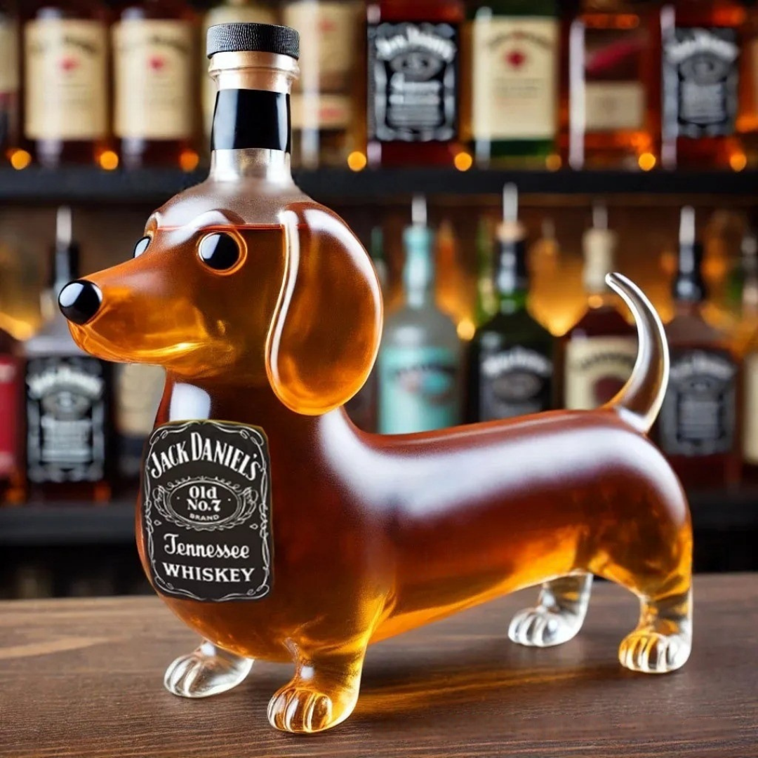 Dachshund Dog Whiskey Bottle Collection