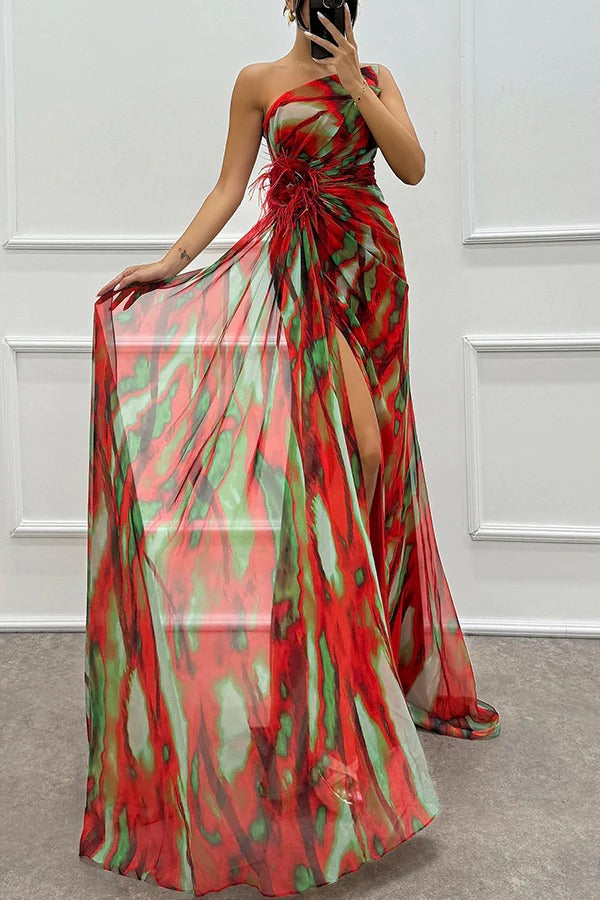 LINA | COLORFUL MAXI DRESS