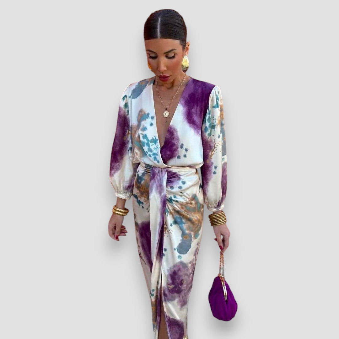 Amara | Elegant V-Neck Dress