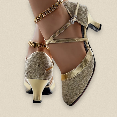Seraphyne | Elegant Heeled Shoes with Double Straps