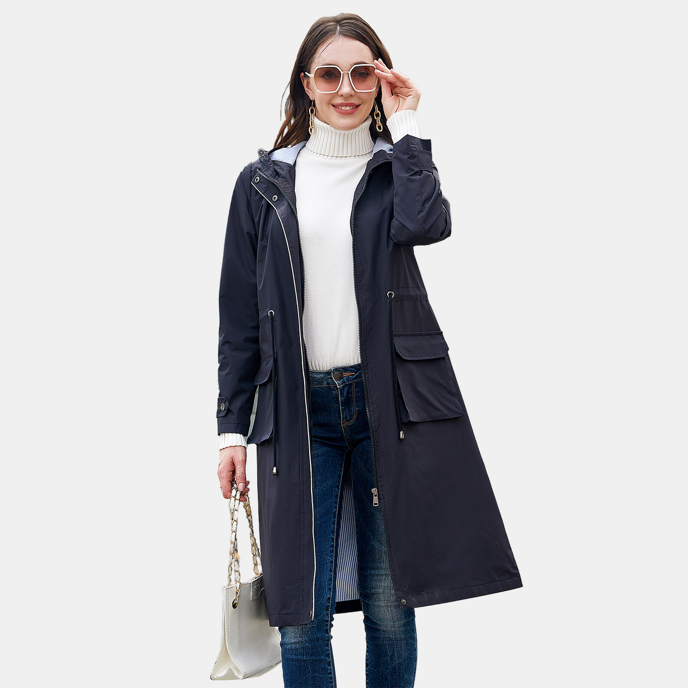 Lila | Stylish Waterproof Trench Coat