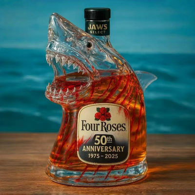 JAWS 50th Anniversary Whiskey Bottle Collection