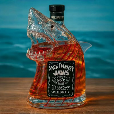 JAWS 50th Anniversary Whiskey Bottle Collection