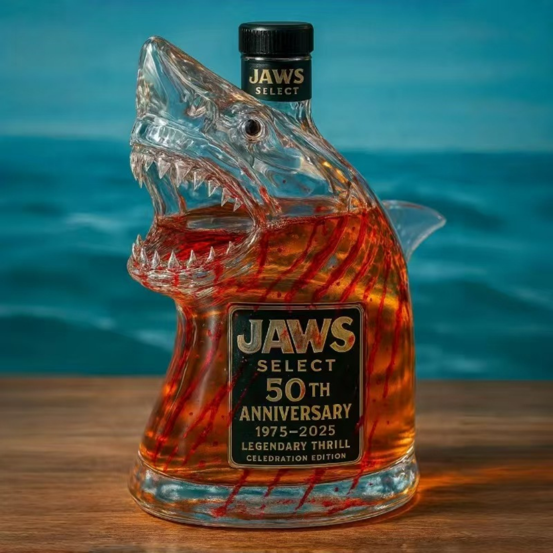 JAWS 50th Anniversary Whiskey Bottle Collection