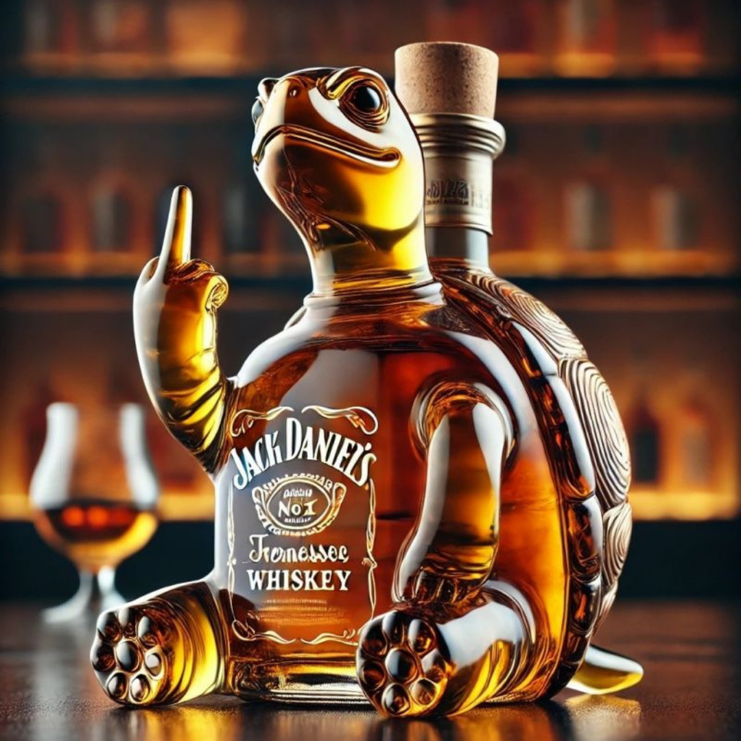 Whiskey Turtle Bottle