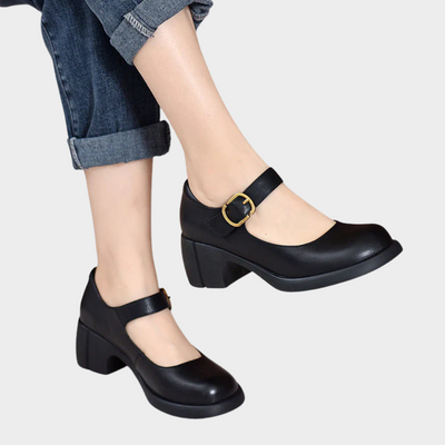 Ruby | Leather Mary Jane Shoes