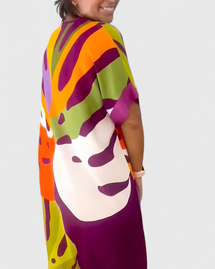 Caroline | Comfortable Colored Dress