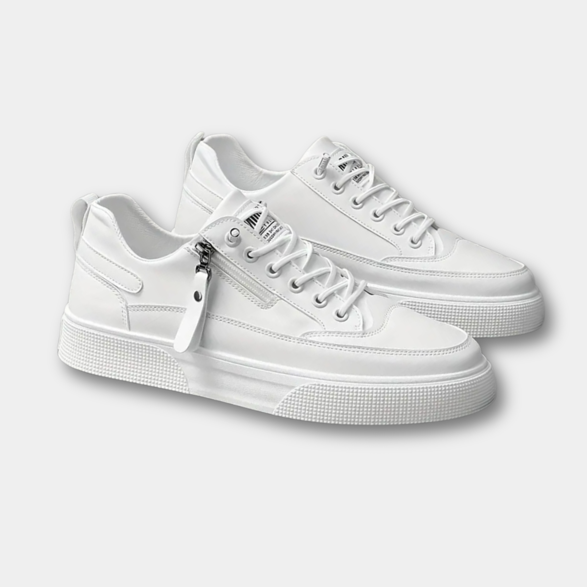 CIRO | LEATHER SNEAKERS WITH ZIP DETAIL