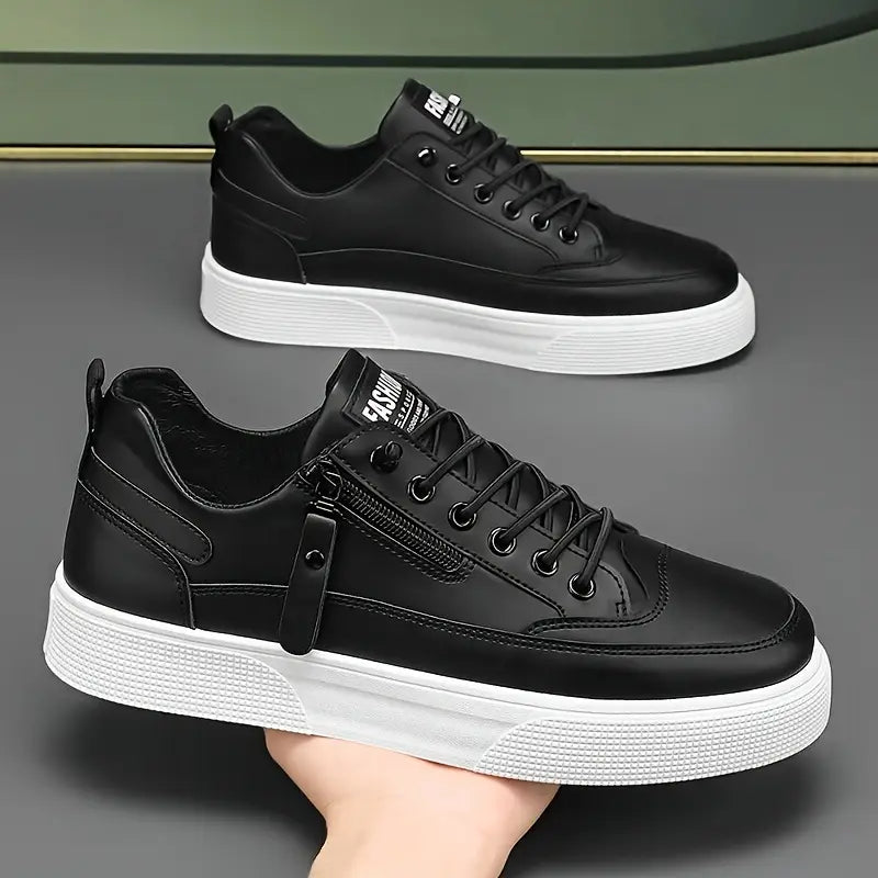 CIRO | LEATHER SNEAKERS WITH ZIP DETAIL