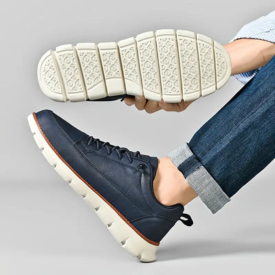 HAPPY | LEATHER SNEAKERS WITH ORTHOPEDIC COMFORT
