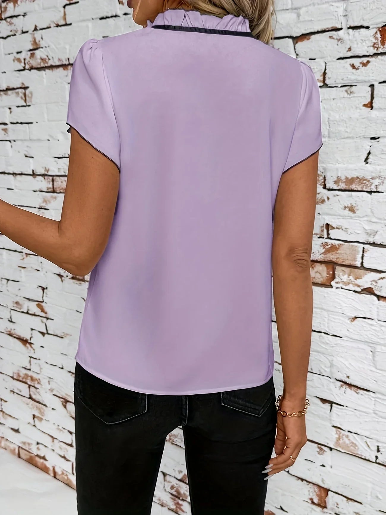 ROSEMARY | ELEGANT FLUTTER SLEEVES BLOUSE