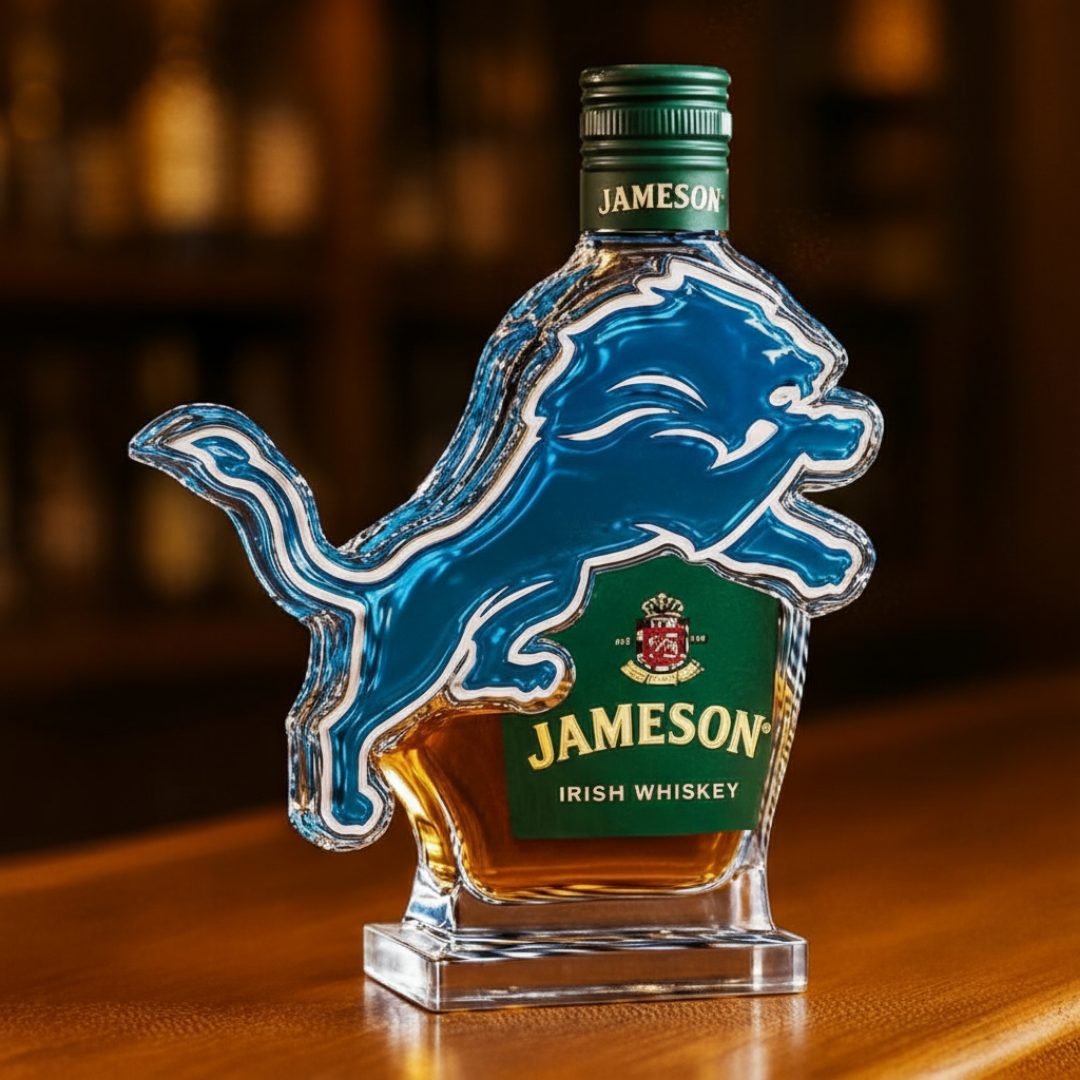 Detroit Lions Whiskey Decanter Collection