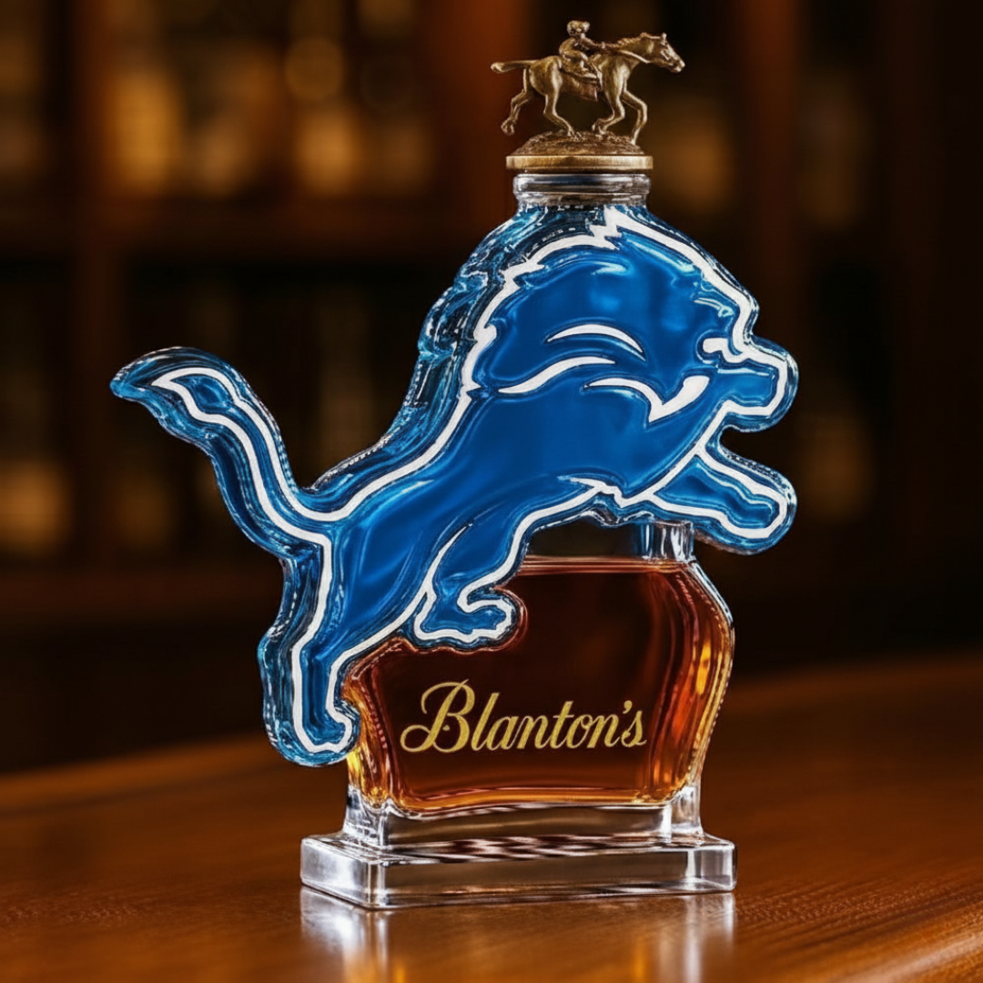 Detroit Lions Whiskey Decanter Collection