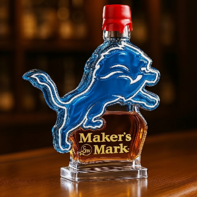Detroit Lions Whiskey Decanter Collection