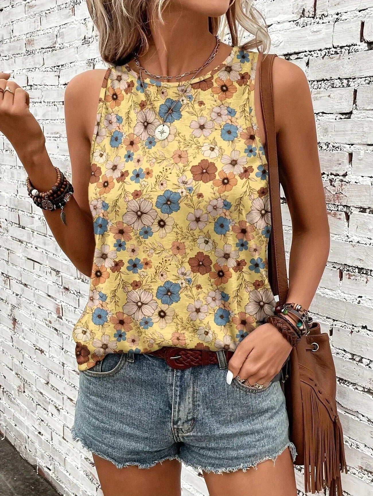 REYA | COMFORTABLE FLORAL SUMMER TOP