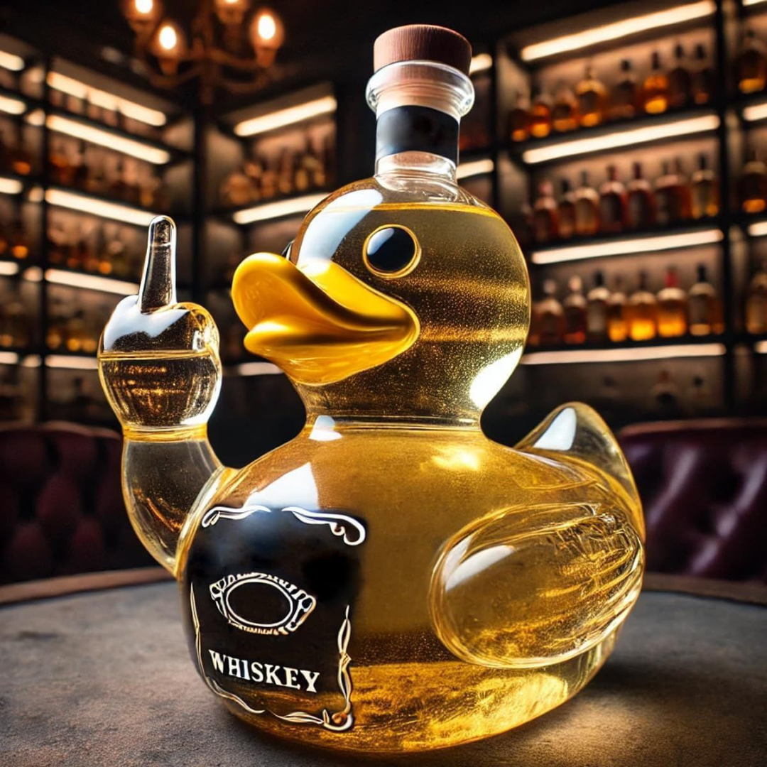 Mischievous Rubber Duck Whiskey Bottle Collector's Edition