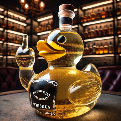 Mischievous Rubber Duck Whiskey Bottle Collector's Edition