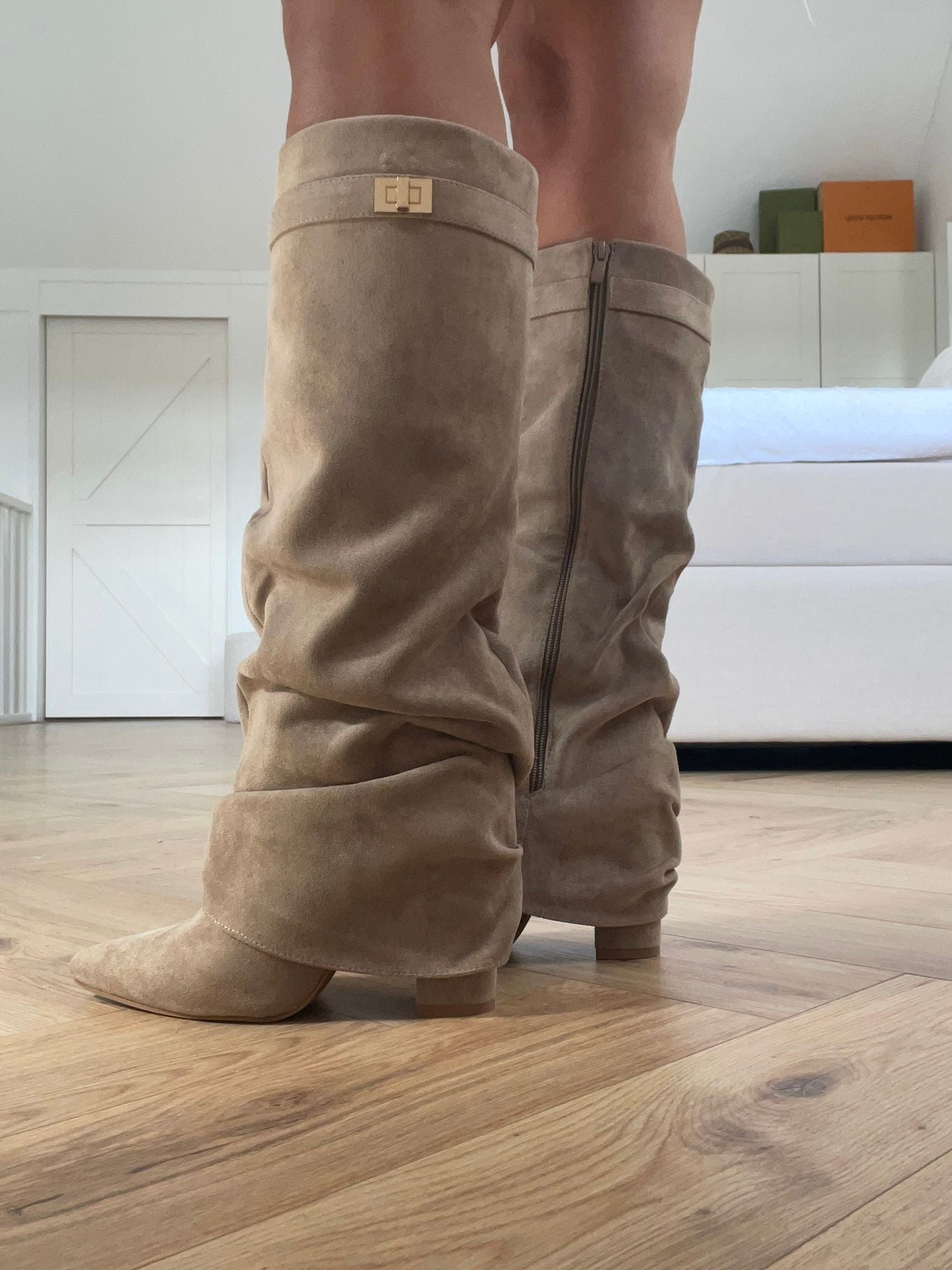Khaki Boots