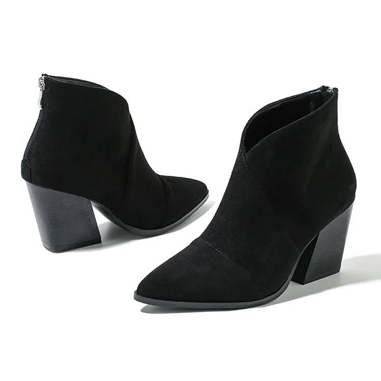 Céne™ | Chic Suede Ankle Boots