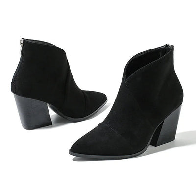 Céne™ | Chic Suede Ankle Boots