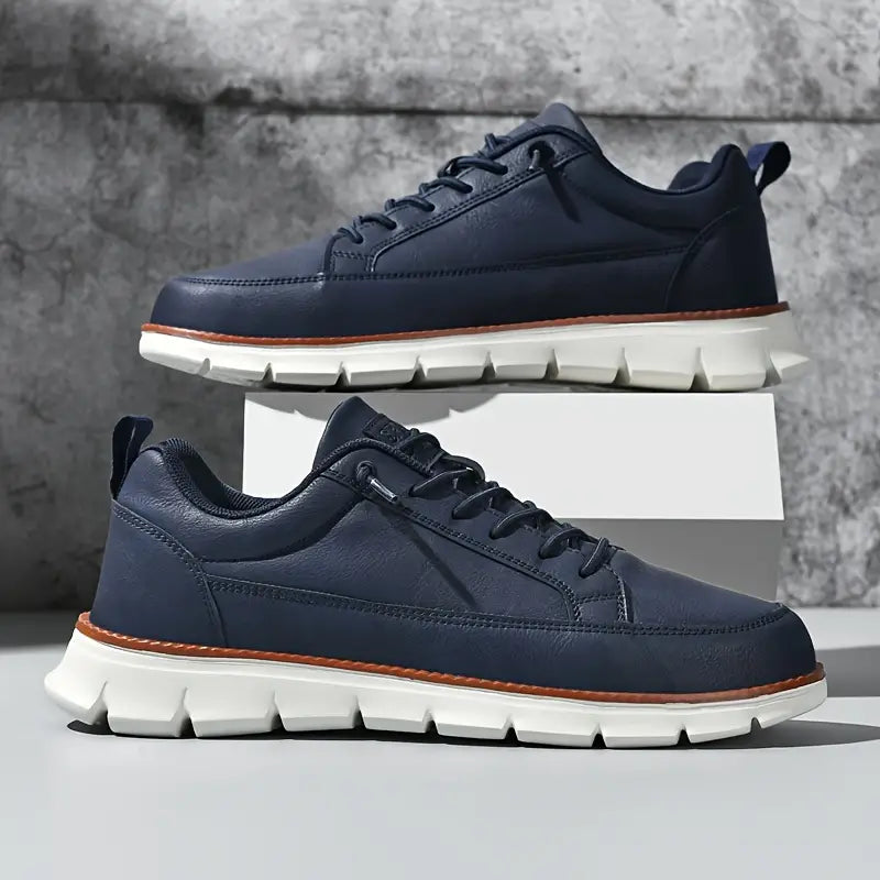 HAPPY | LEATHER SNEAKERS WITH ORTHOPEDIC COMFORT