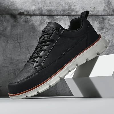 HAPPY | LEATHER SNEAKERS WITH ORTHOPEDIC COMFORT