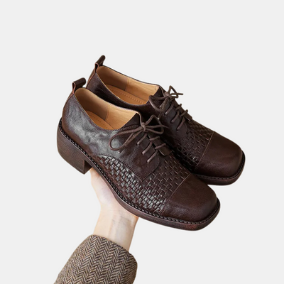 Odette | Leather Oxford Shoes