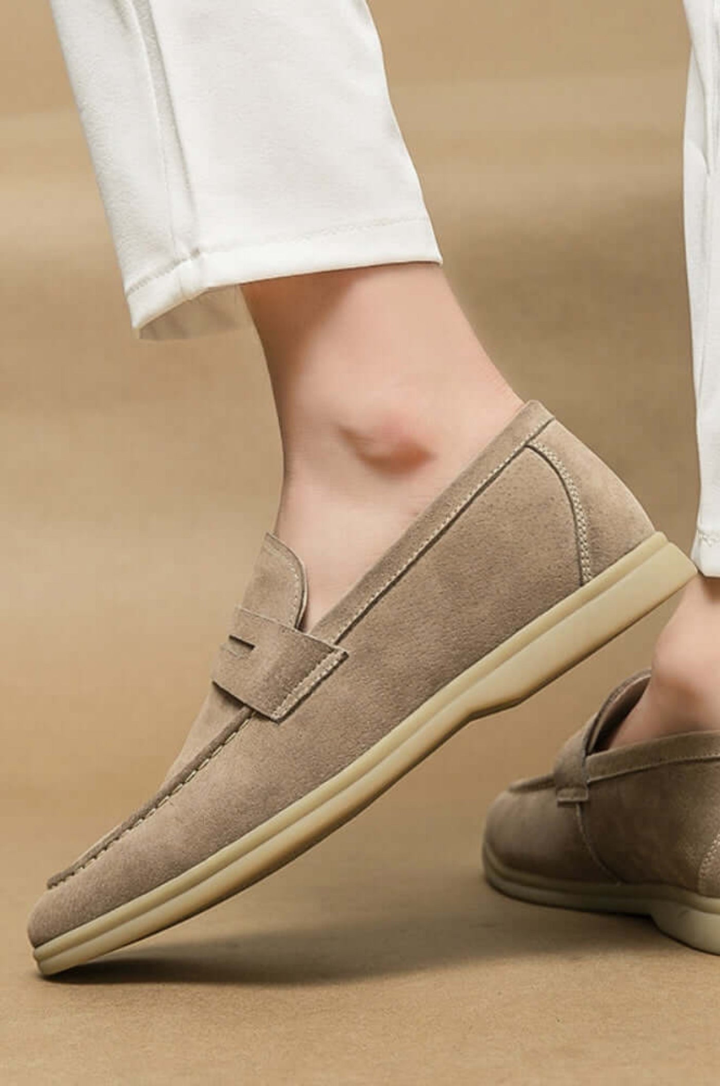 SUEDE LEATHER LOAFERS