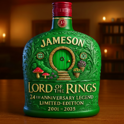 Lord of the Rings Anniversary Whiskey Bottle