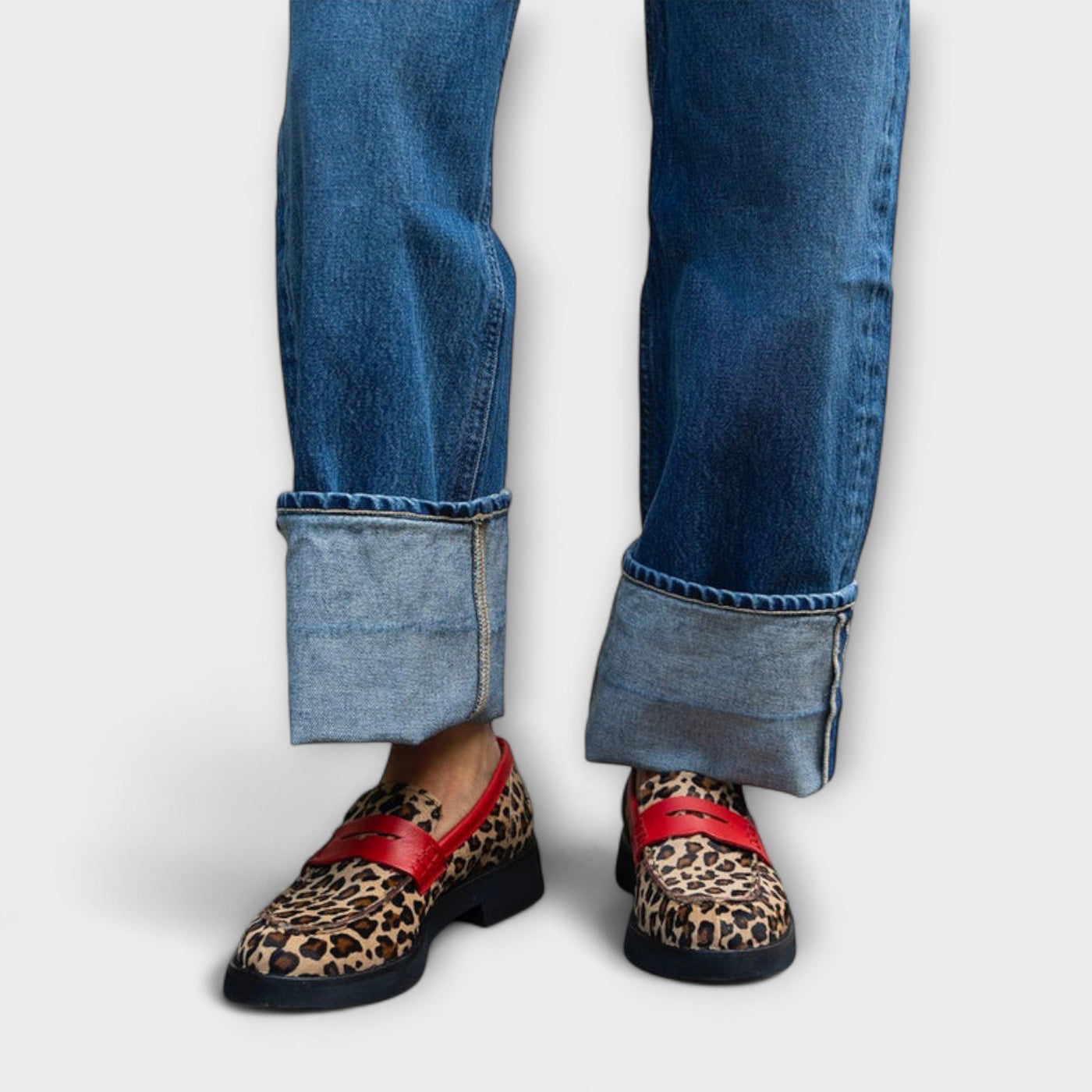 Liora | Leopard Print with Round Toe