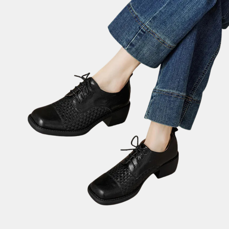 Odette | Leather Oxford Shoes
