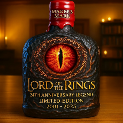 Lord of the Rings Anniversary Whiskey Bottle