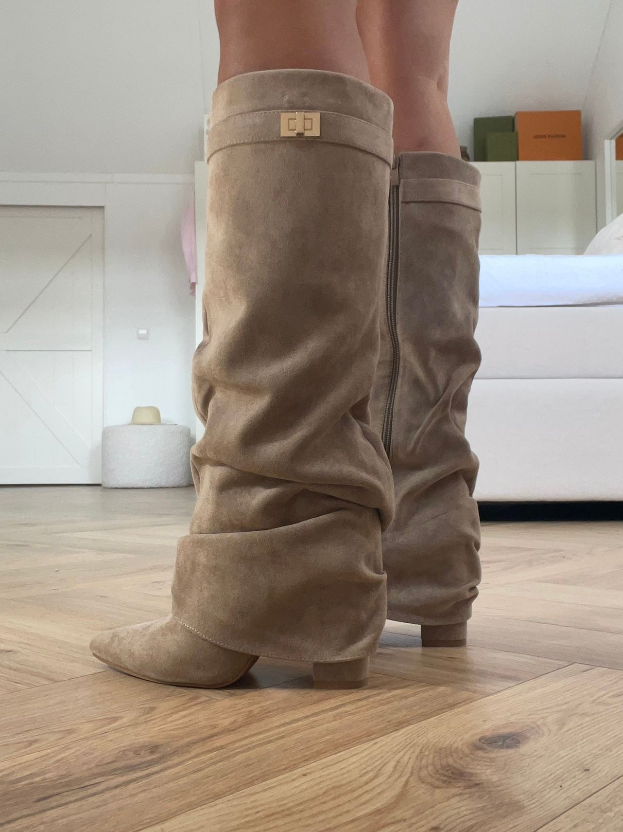 Khaki Boots